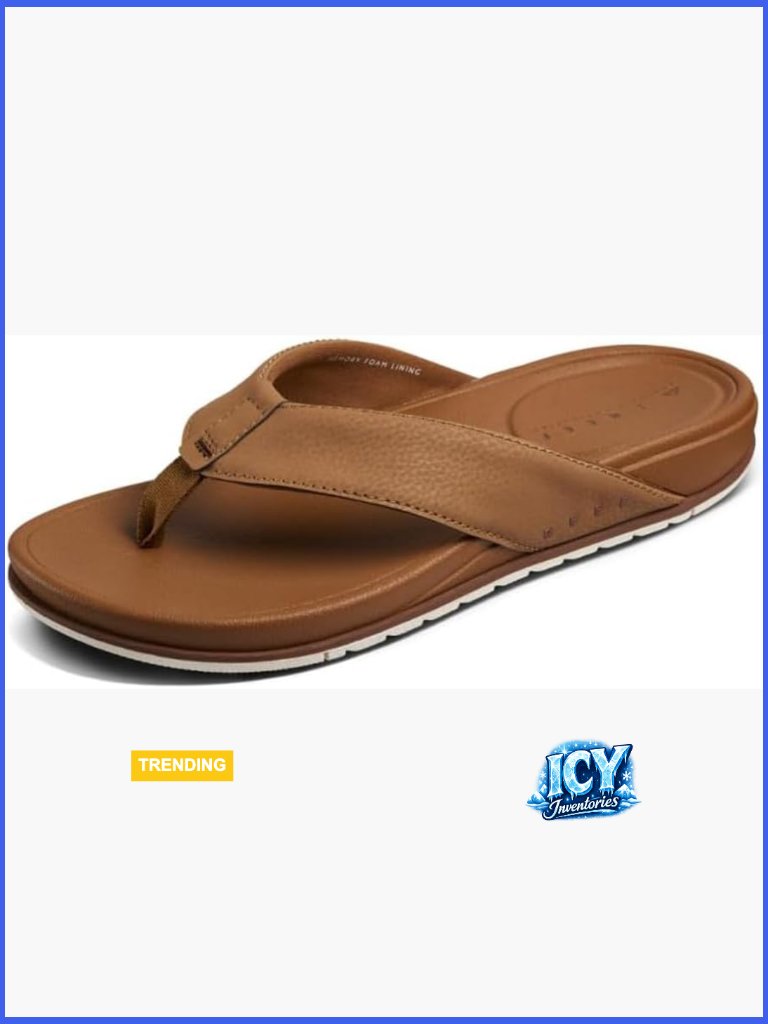 Cushion Bonzer Flip Flop Sandals With Memory Foam Liner